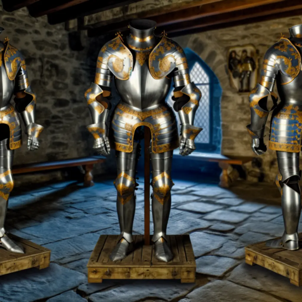 Karta Pancerz – Zbroja płytowa z ornamentem